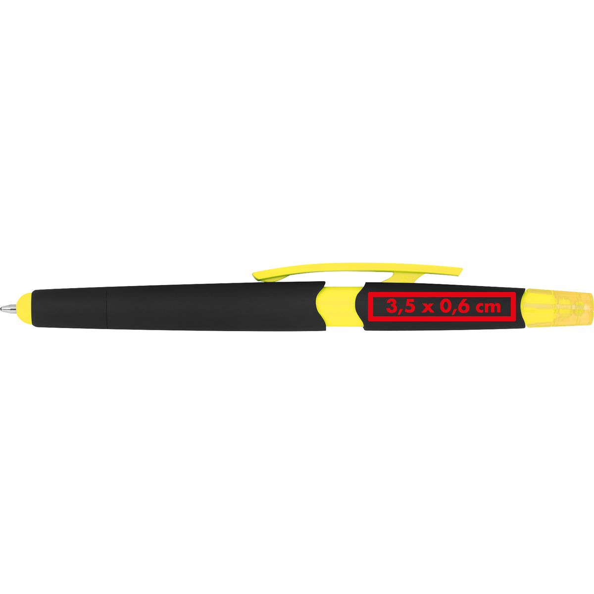 Kugelschreiber mit Textmarker und Touchfunktion EMMETT