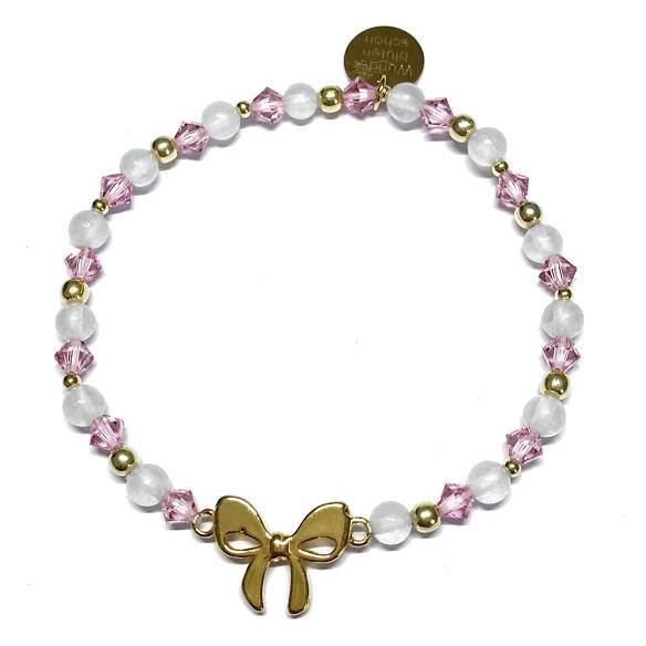 Armband "Loopy" aus 925er Sterlingsilber mit Jade Edelsteinen