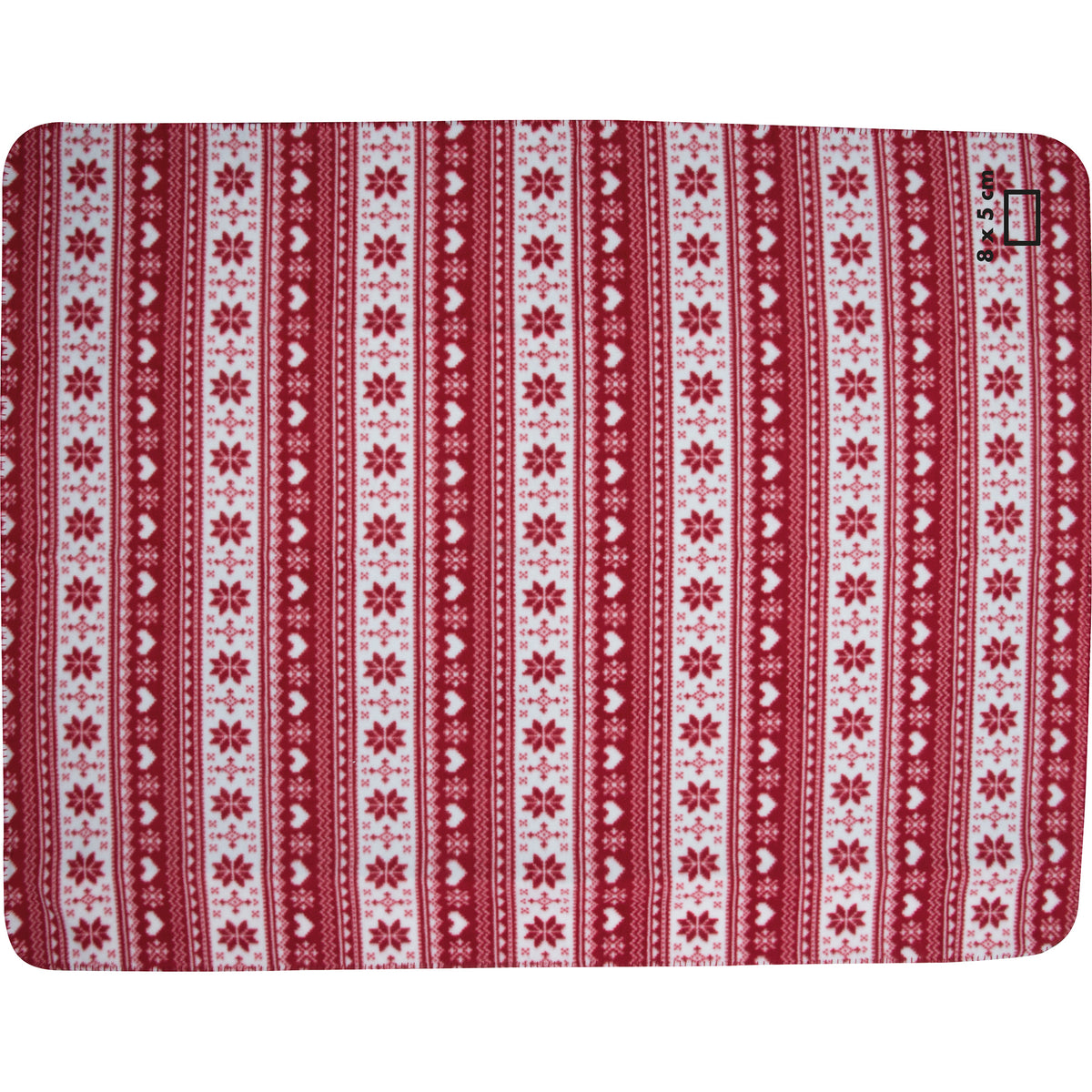 Weihnachtliche Kuscheldecke MARIANNE