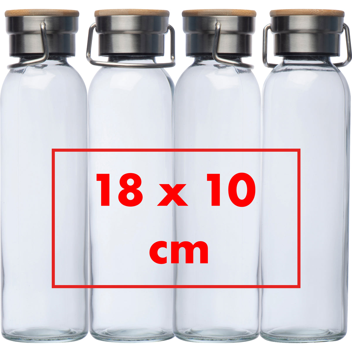 Glasflasche mit Neoprenüberzug, 600ml RAMONA