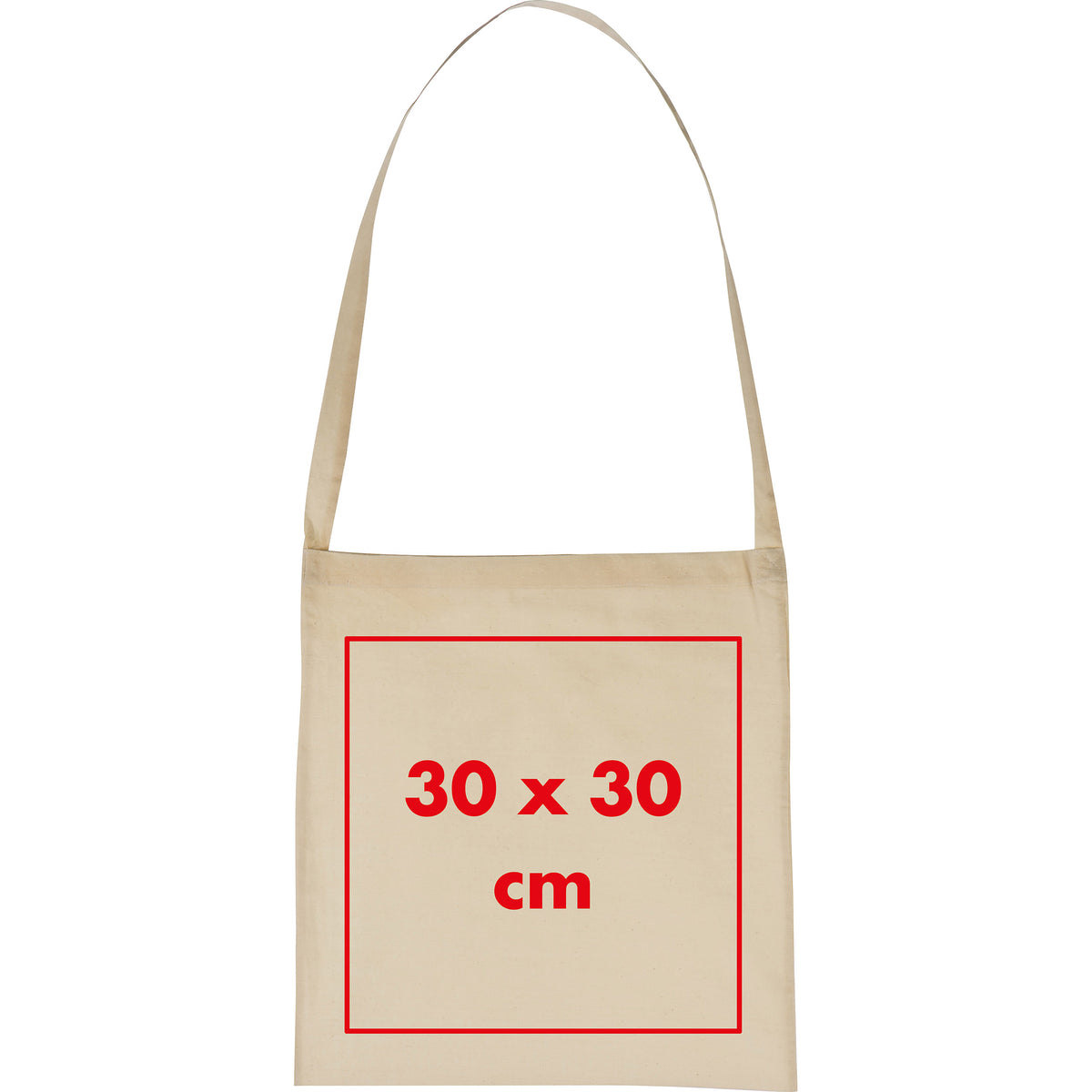 Baumwolltasche mit langem Henkel XAVER