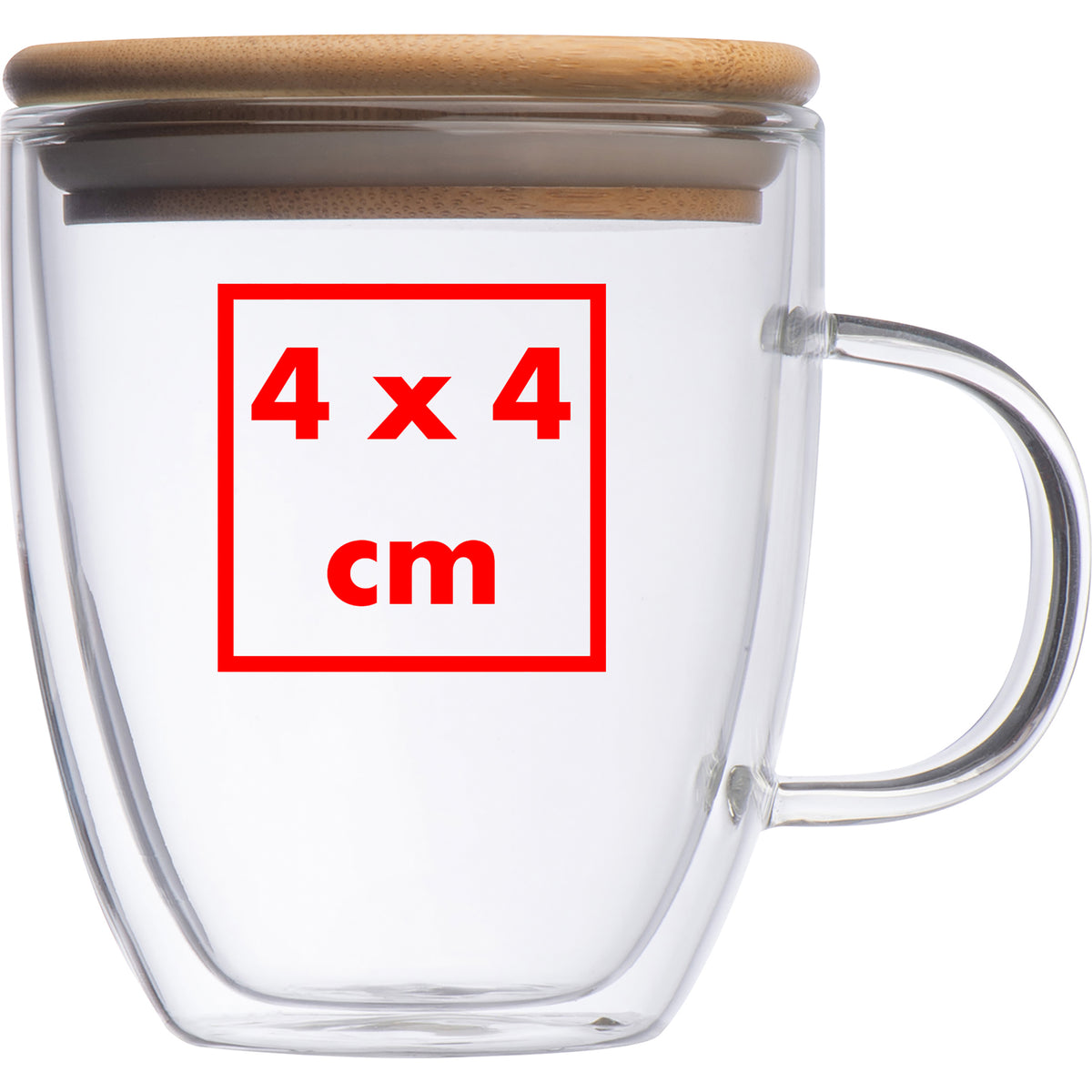 Doppelwandige Glastasse CECIL