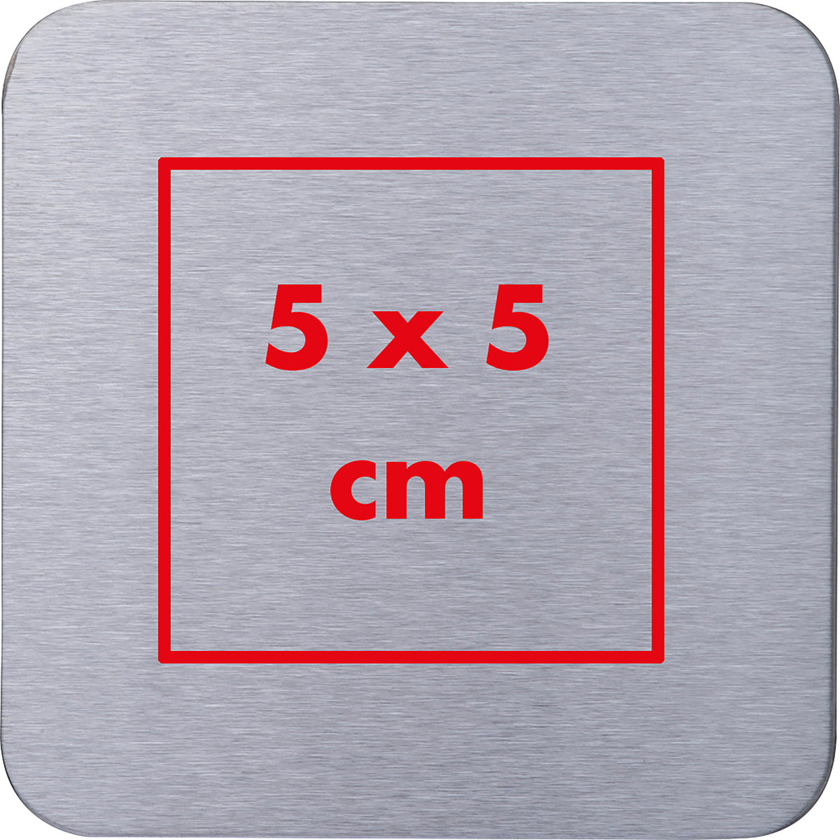 6-teiliges Untersetzer Set aus Edelstahl MATILDE