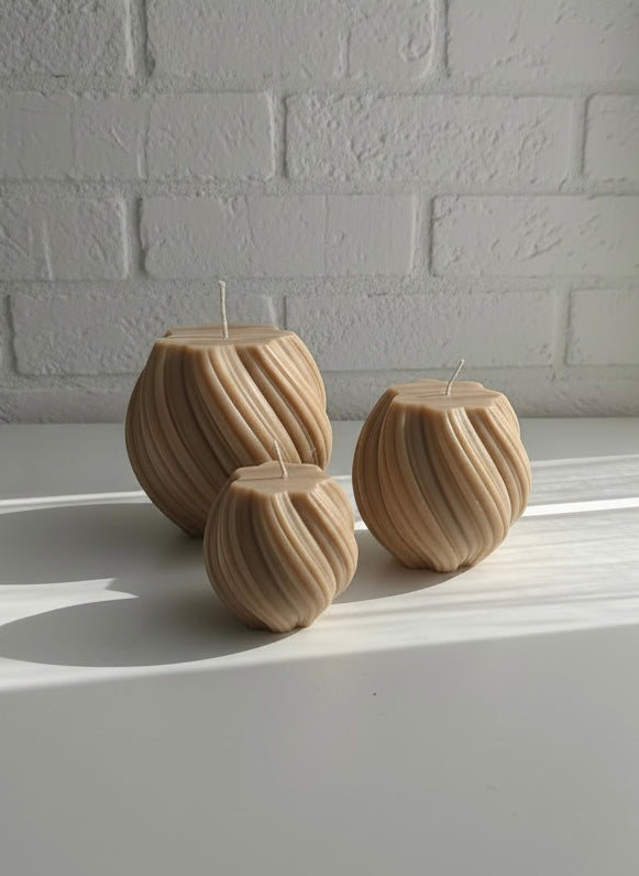 Kerze "Swirl"