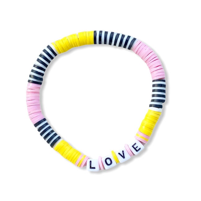 Personalisiertes Armband "Sweets" aus Katsuki Perlen