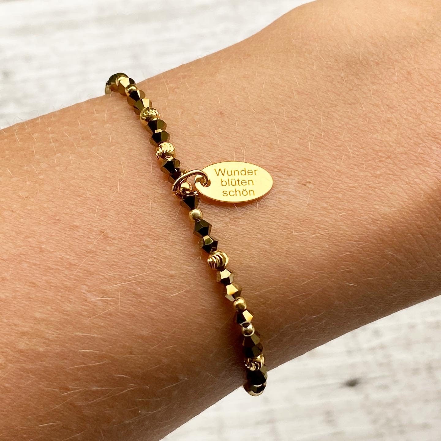 Armband 925er Sterlingsilber 24 Karat vergoldet