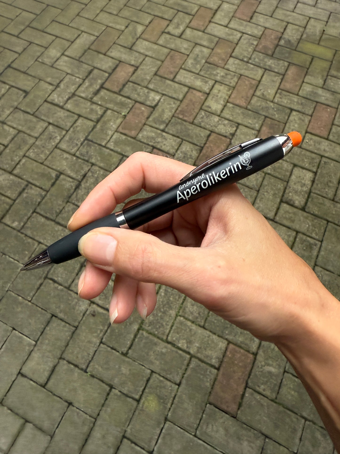 LED Aperol Kugelschreiber mit lustigen Sprüchen