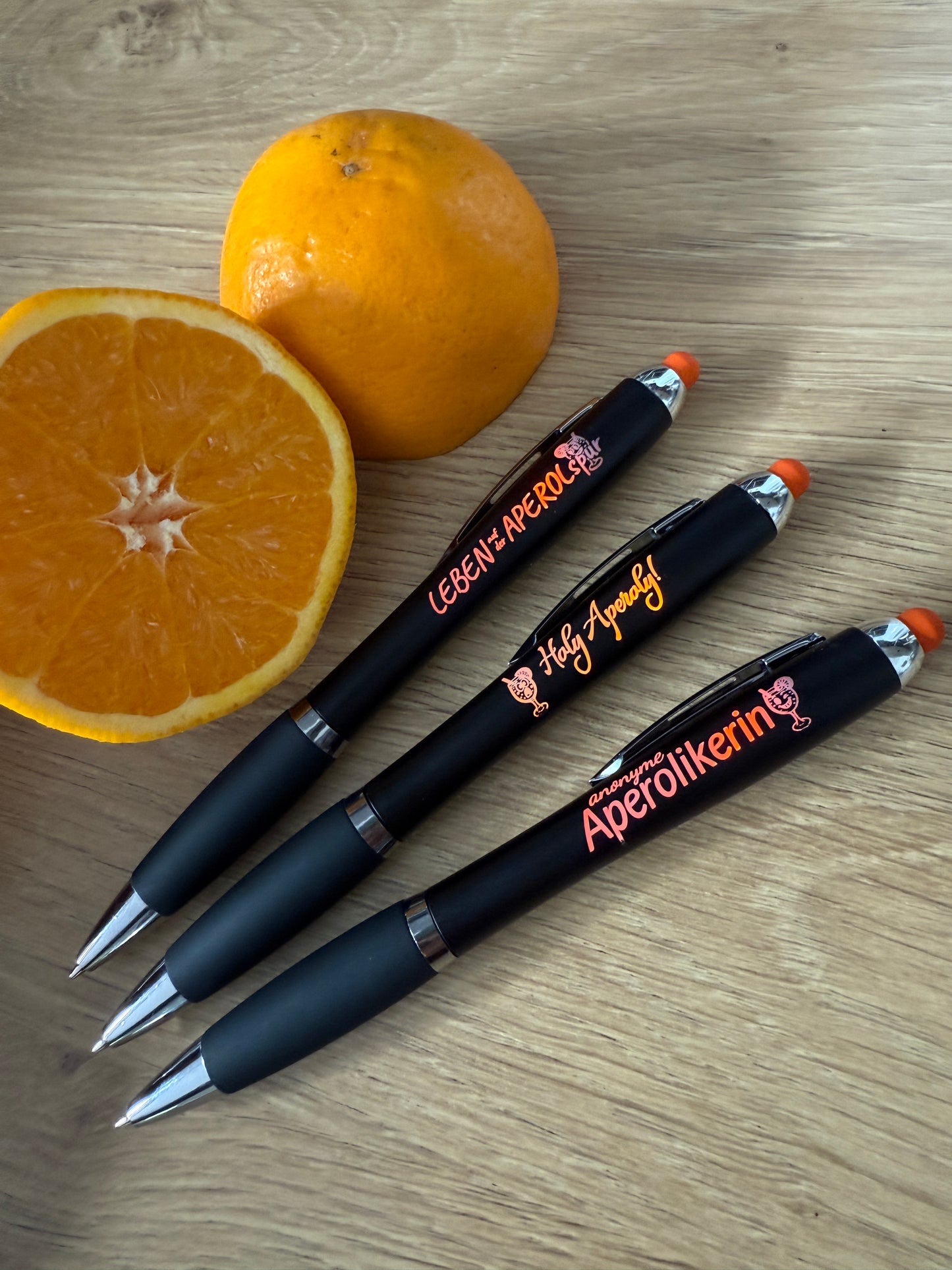 LED Aperol Kugelschreiber mit lustigen Sprüchen