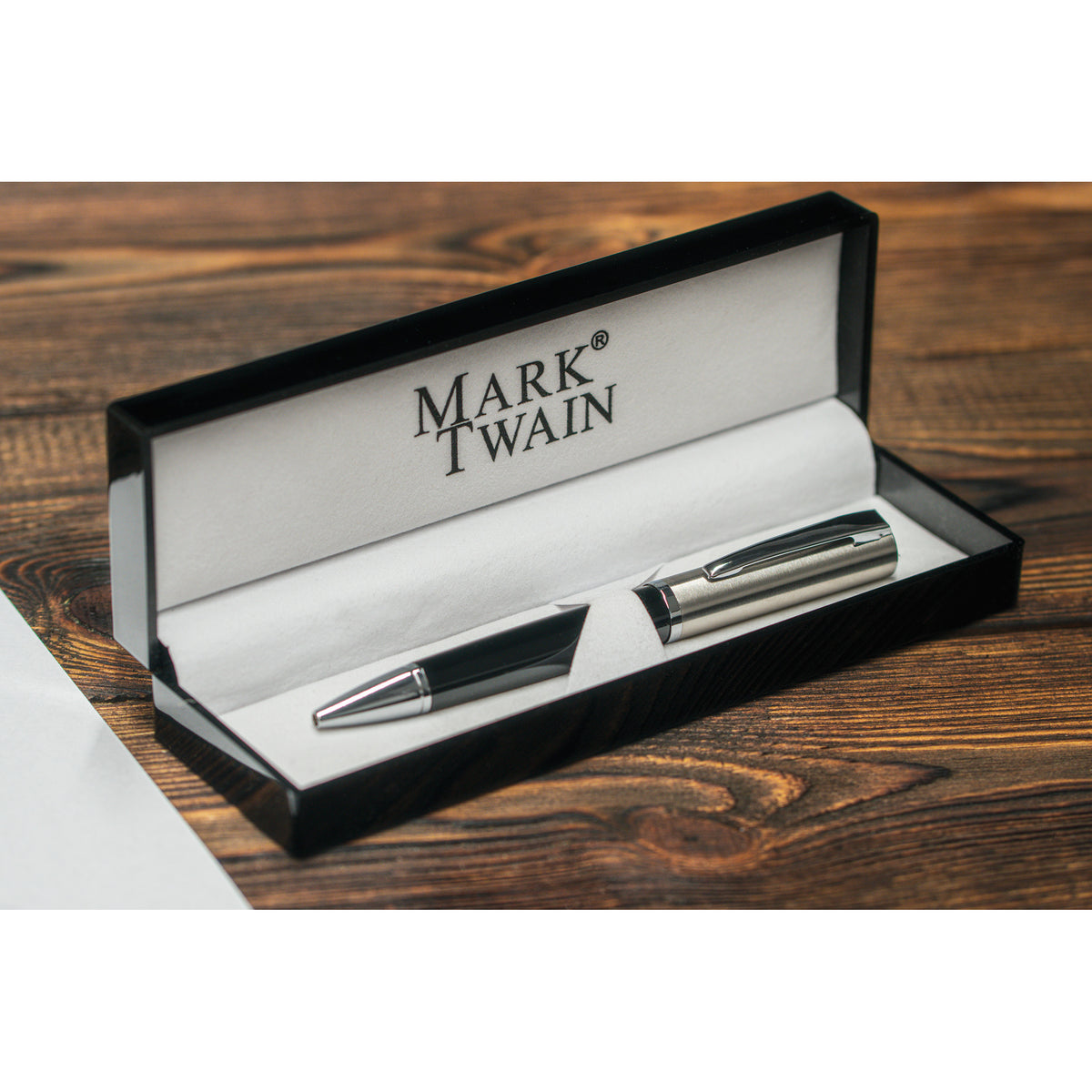 Mark Twain Kugelschreiber in Geschenkbox LORENZ