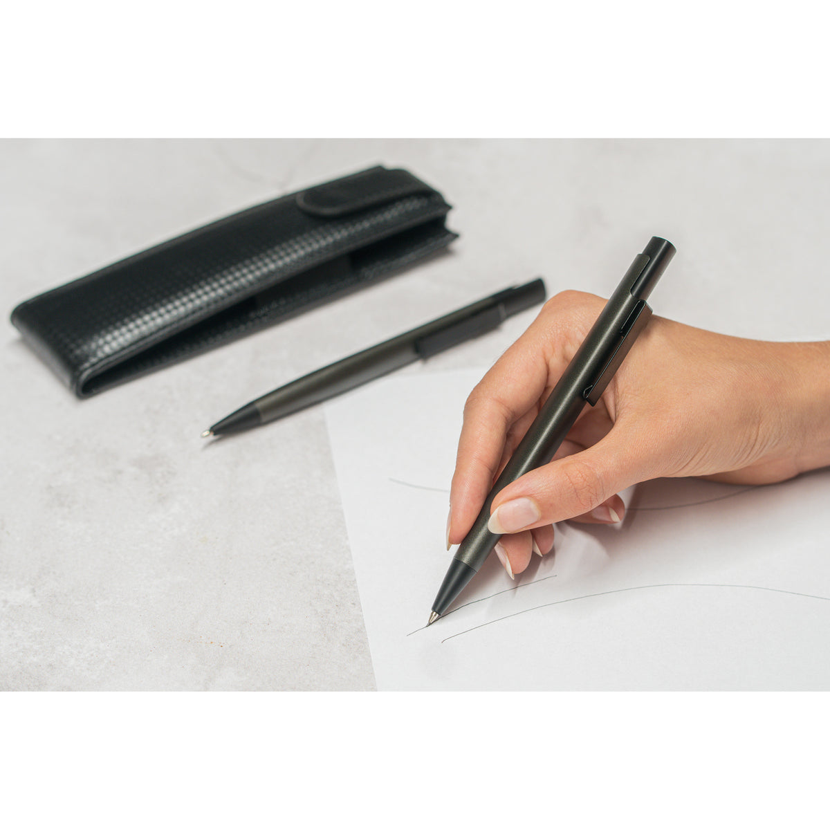 Set aus Kugelschreiber und Bleistift in Etui MAXIMILIAN
