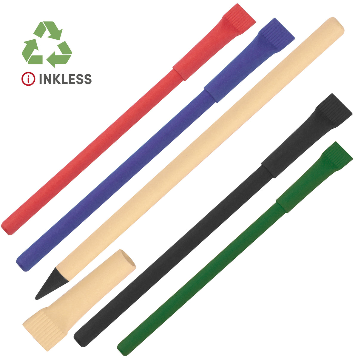 Tintenloses Schreibgerät aus Papier WIOLETTA