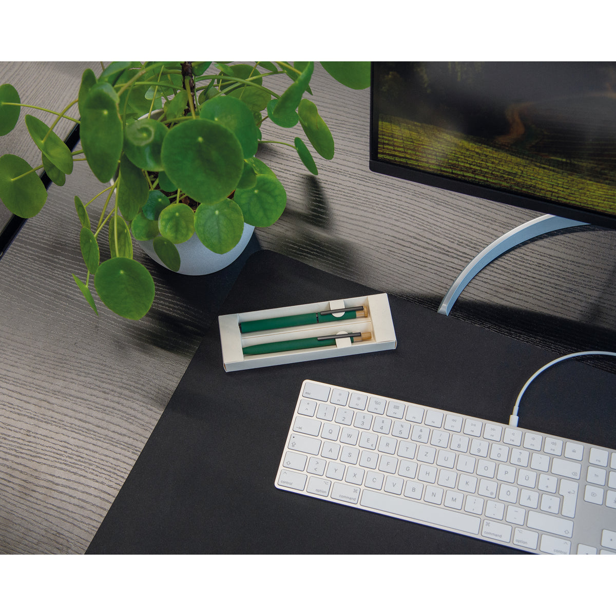 Schreibset aus recyceltem Aluminium RAFFAELE