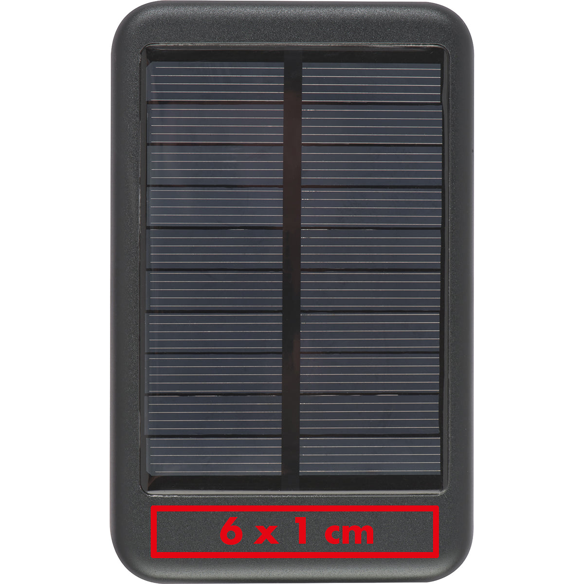 Solar Powerbank aus Metall mit 4.000 mAh LEONARD