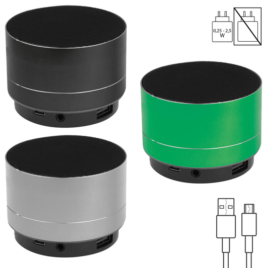Bluetooth Lautsprecher aus Aluminium RENATE