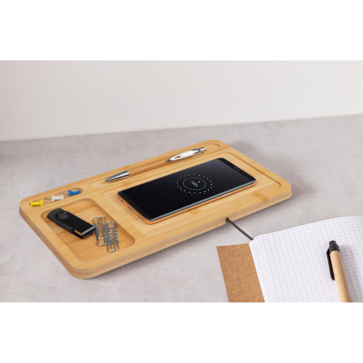 Deskorganizer mit integriertem Charger ISABELLE