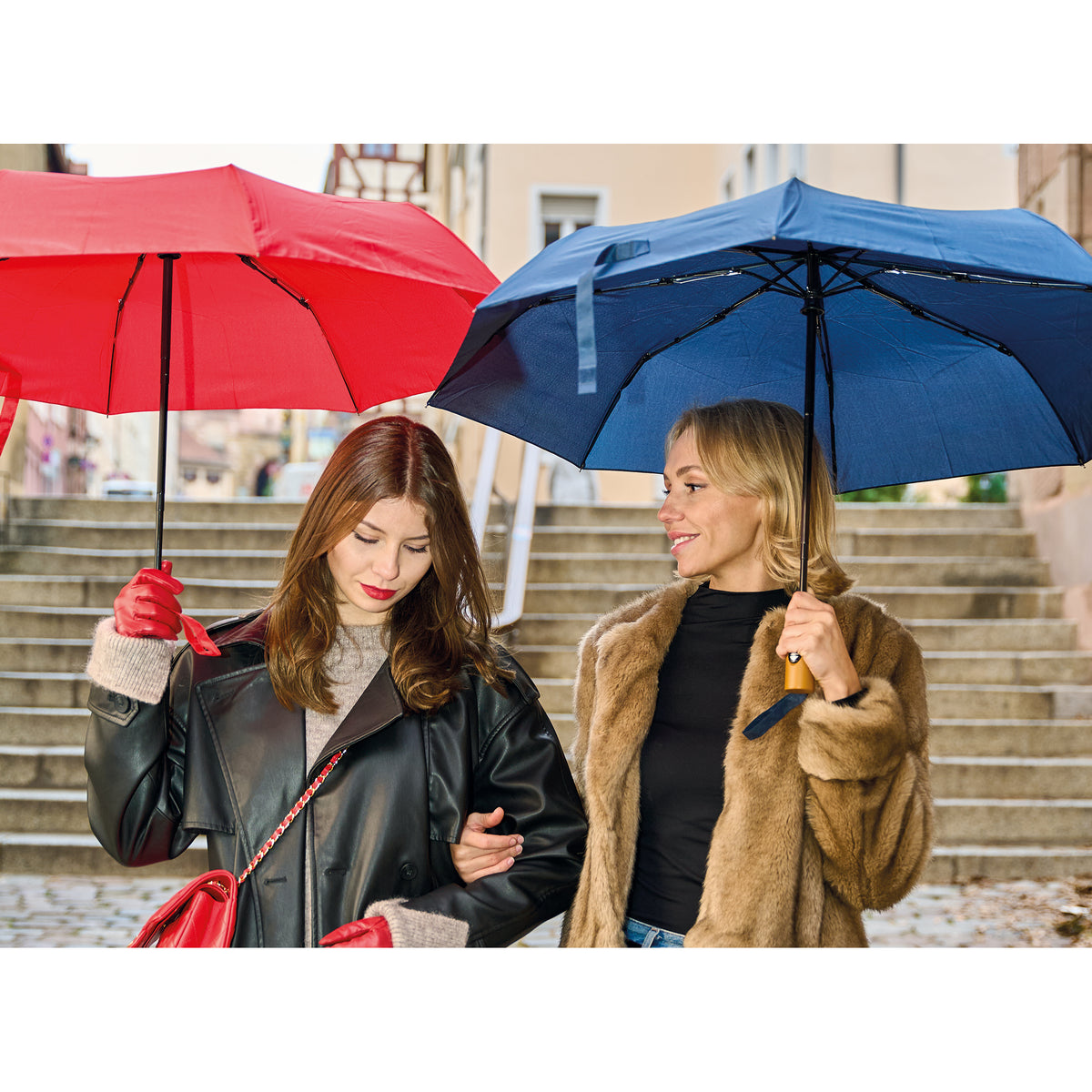 Regenschirm aus recyceltem Polyester MALWINA