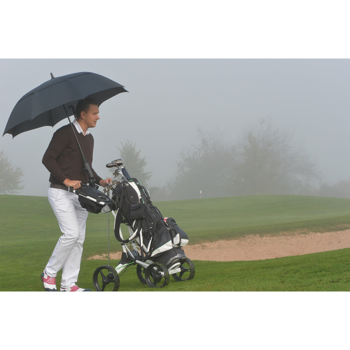 Golfschirm aus Pongee mit Windfang HENNING