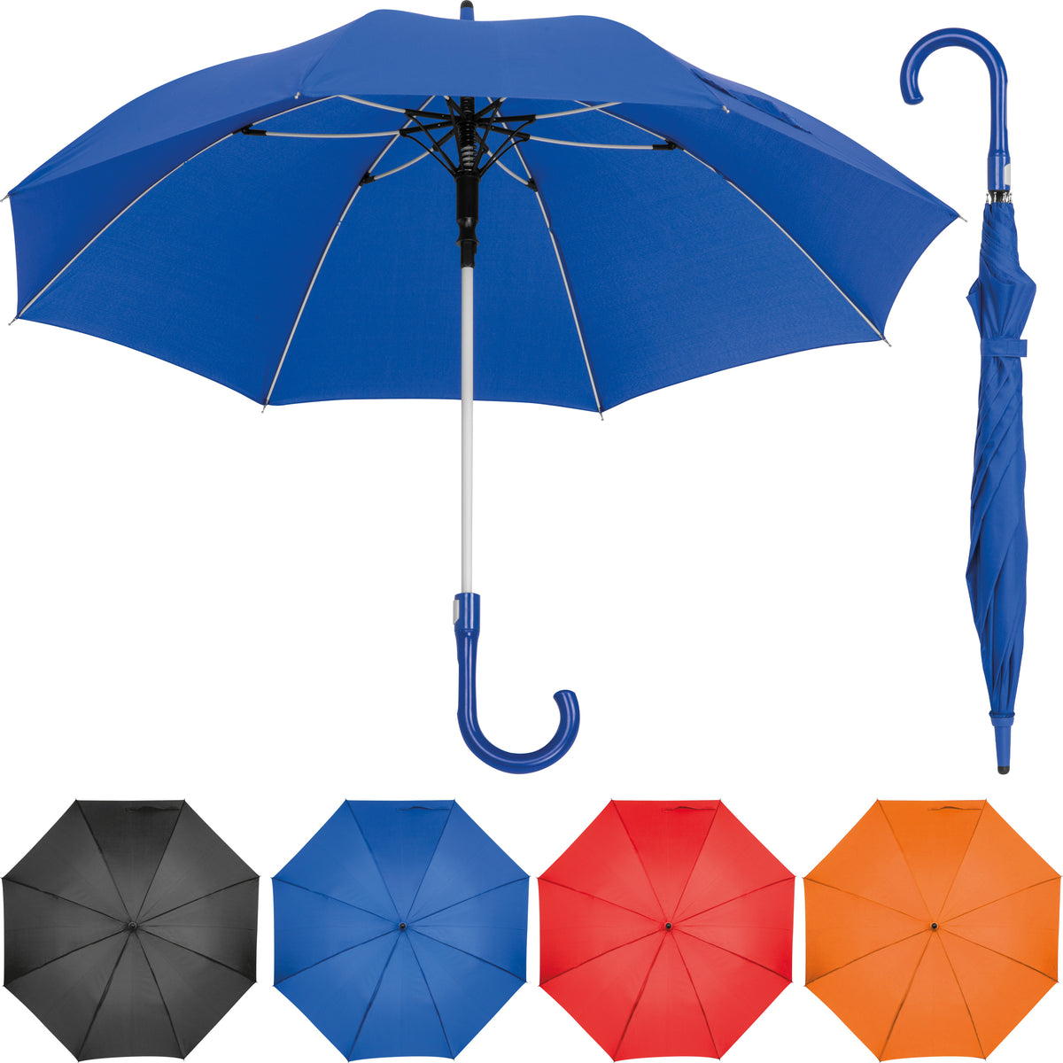 Regenschirm mit Fiberglassgestänge BENIAMIN