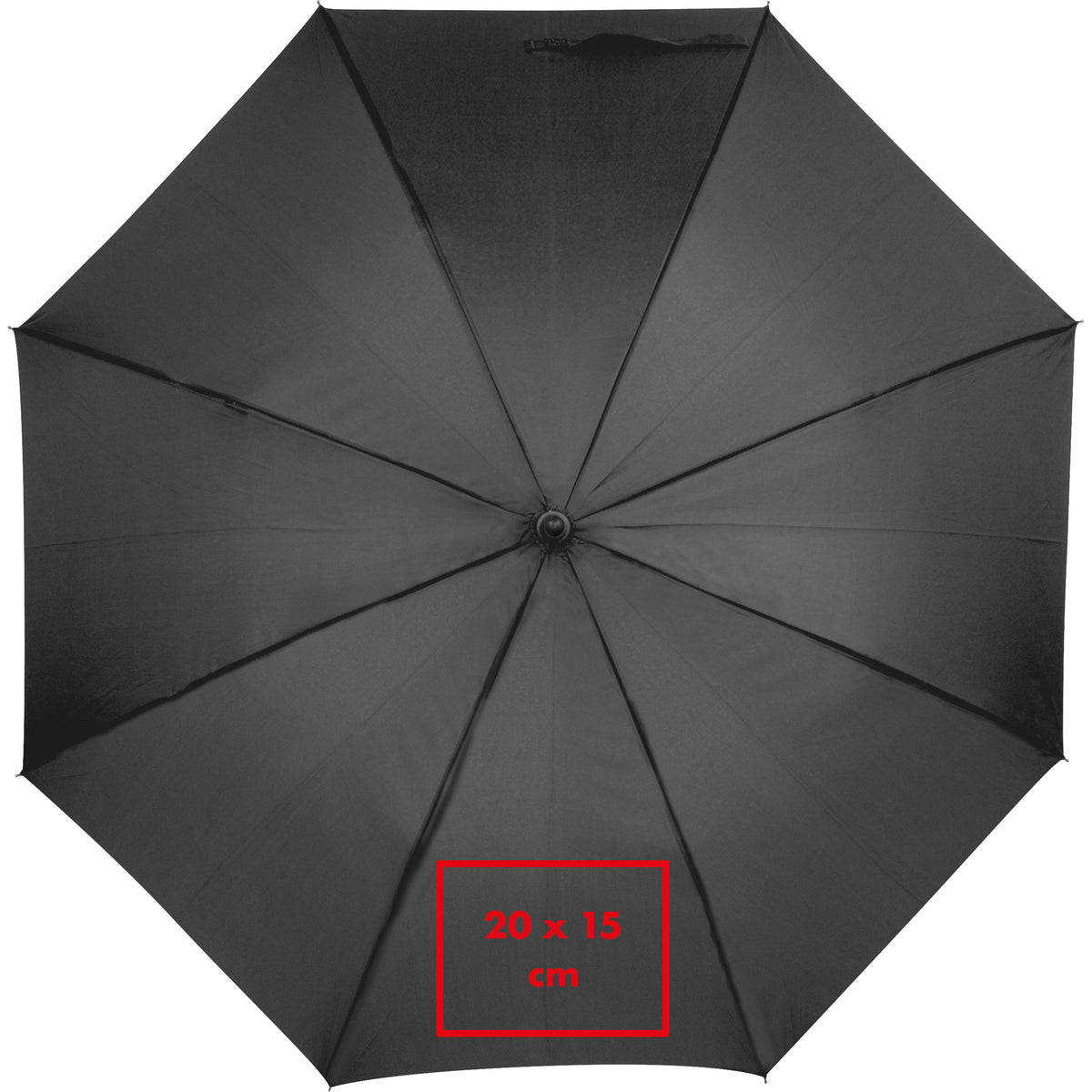 Regenschirm mit Fiberglassgestänge BENIAMIN
