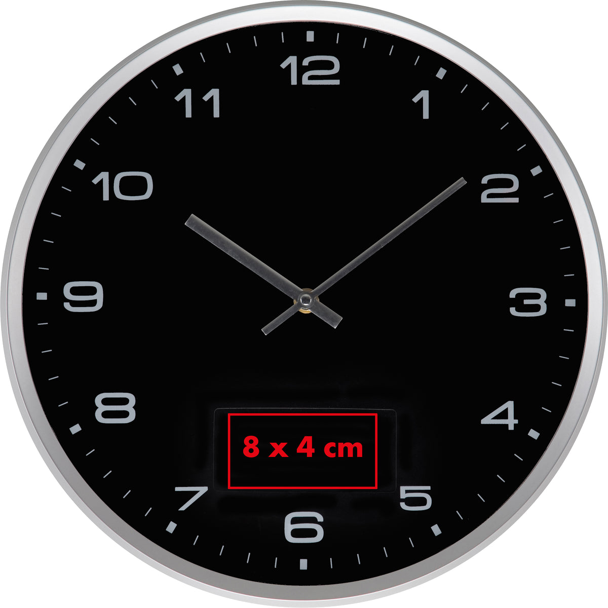 Wanduhr mit Click System FRANCISCA