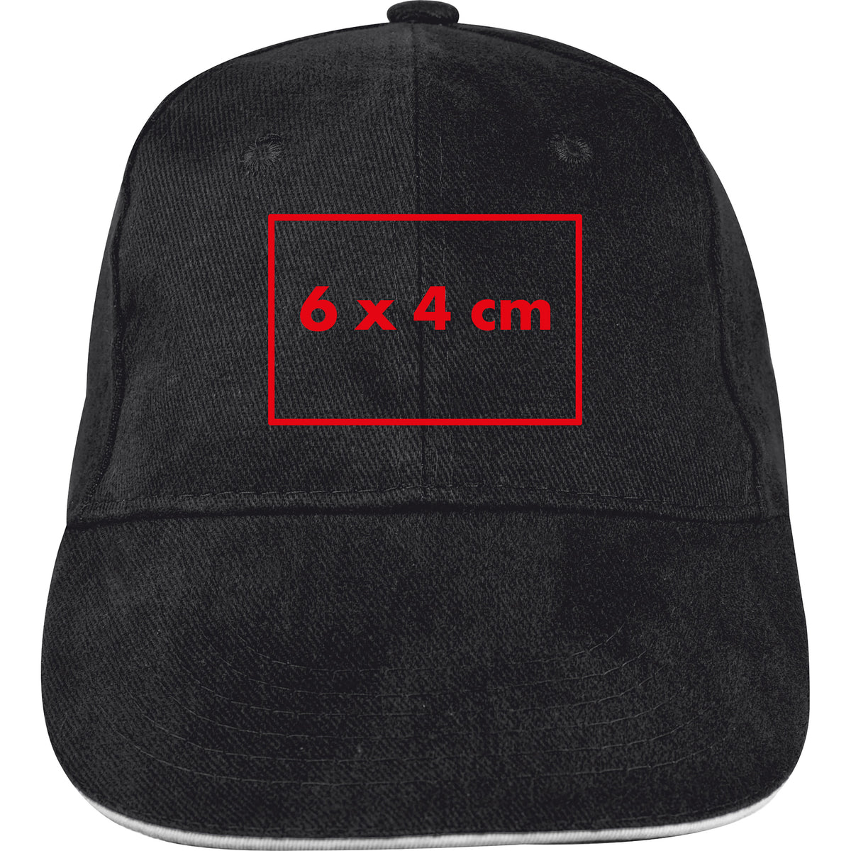 6 Panel Sandwich Baseball Cap CURTIS