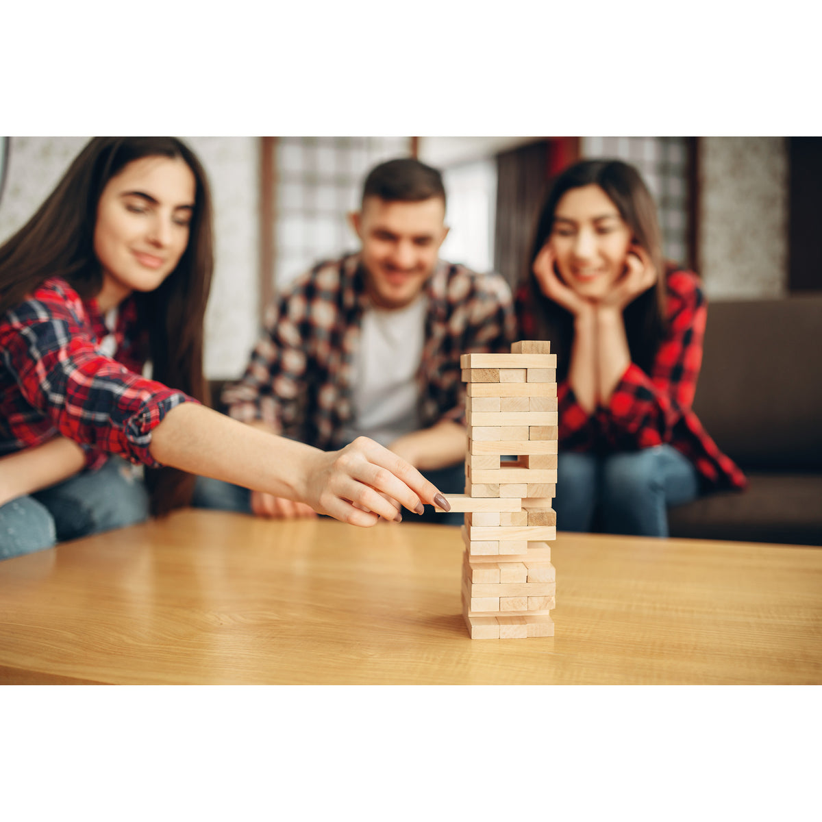 Stapel Geschicklichkeitsspiel aus Holz LEOPOLDO