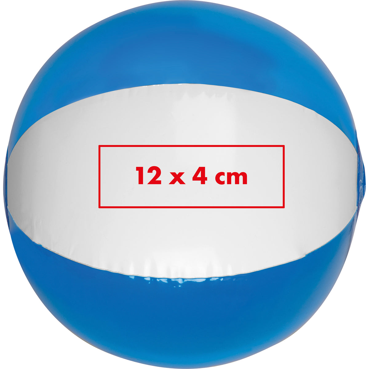 Strandball bicolour farbig/transparent MARGARETHE