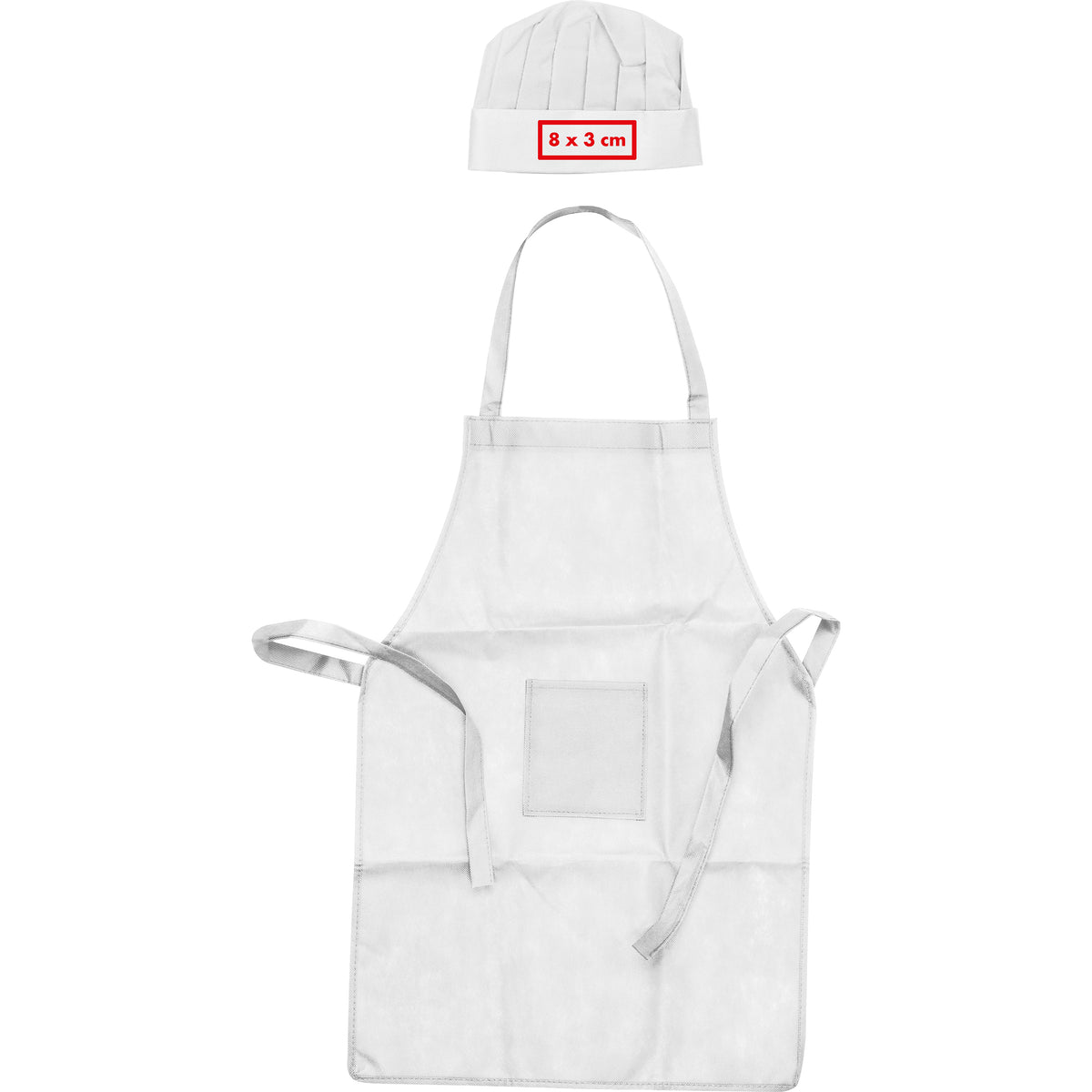 Non Woven Kinderkoch-Set (Schürze + Mütze) GINEVRA