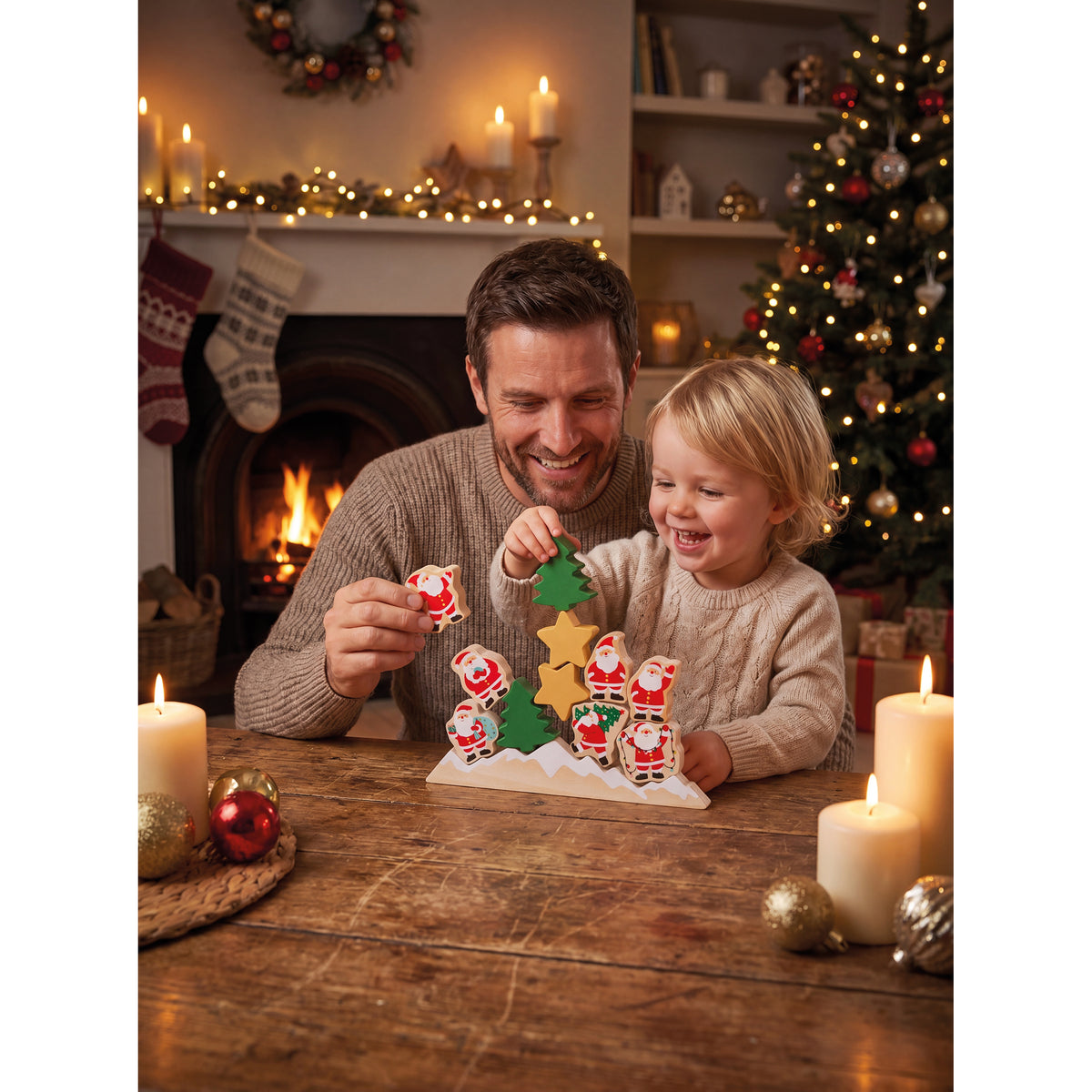 Xmas Balance Spiel – aus Holz LEANDRO