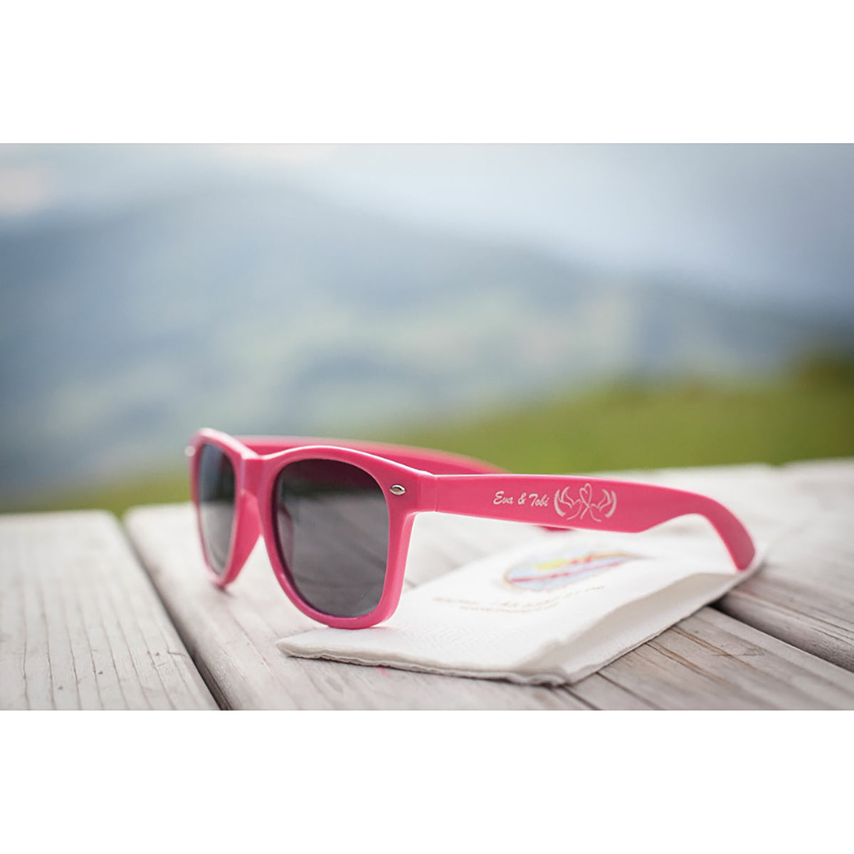 Sonnenbrille aus Kunststoff im "Nerdlook", UV 400 Schutz GIANNA