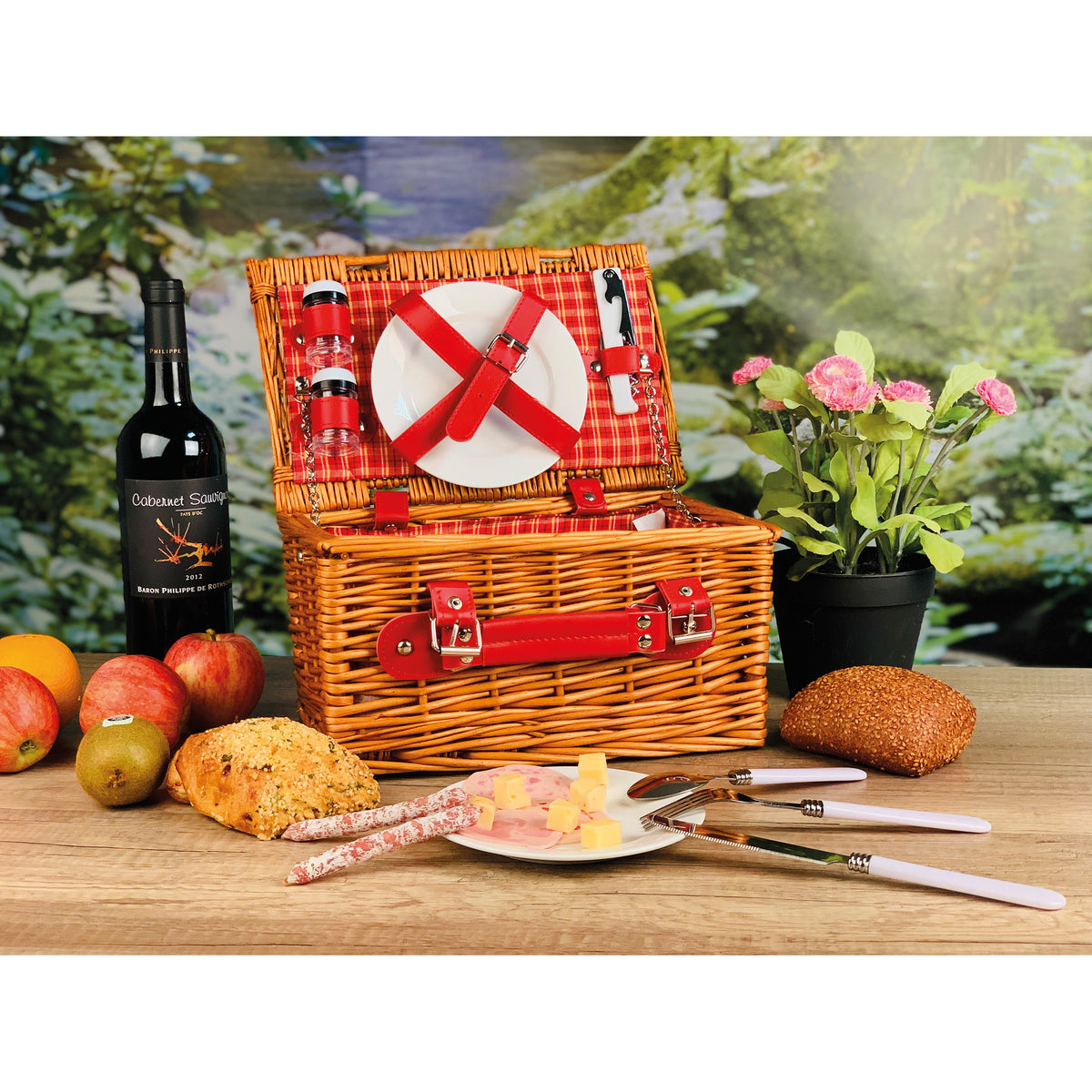 Picknickkorb für 2 Personen
