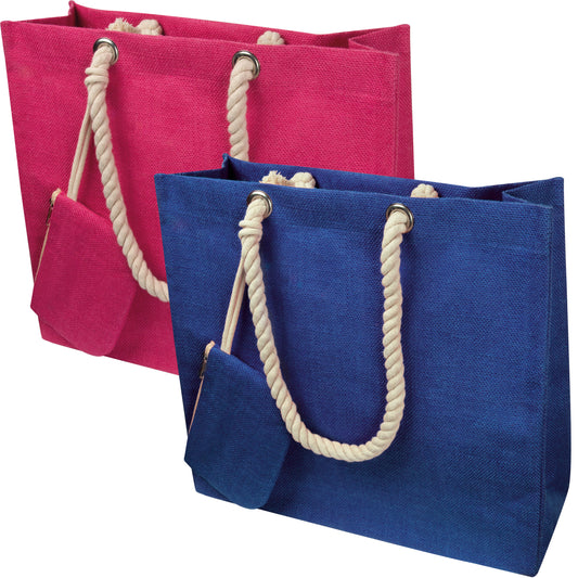 Jutetasche mit Kordelgriffen MILDRED