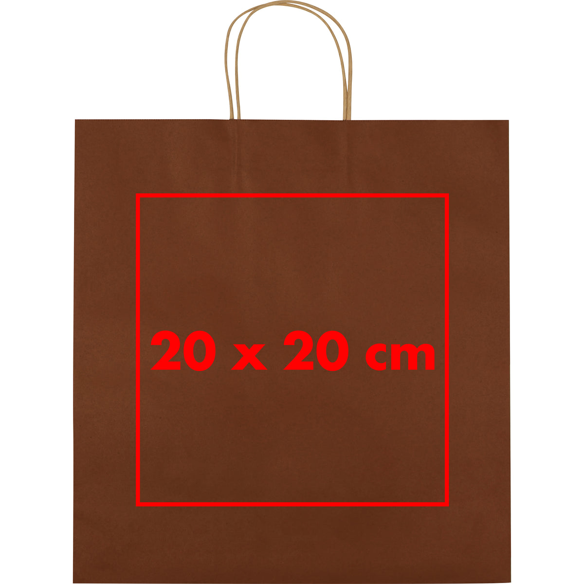 Recycelte Papiertasche groß GUS