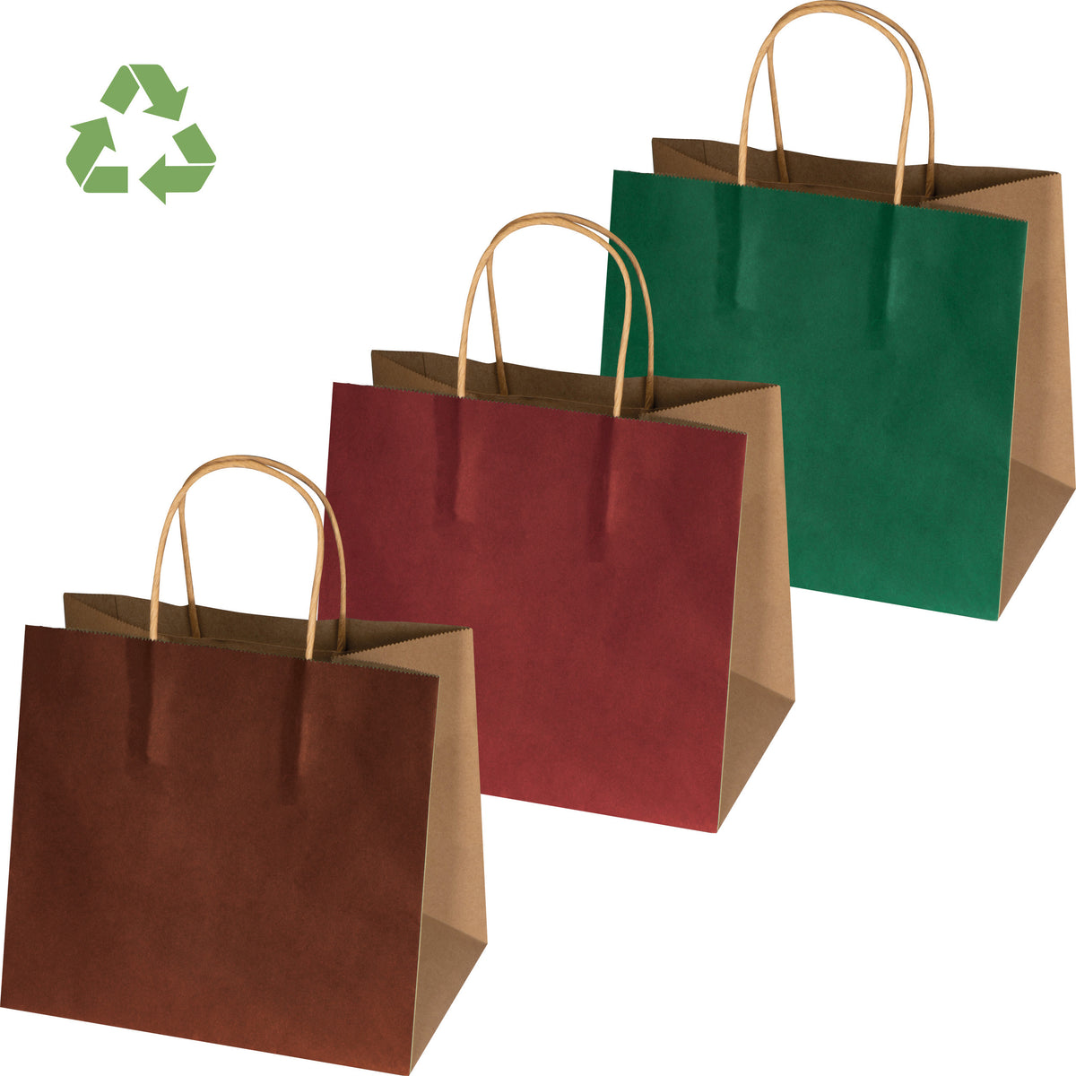 Recycelte Papiertasche klein HILARY