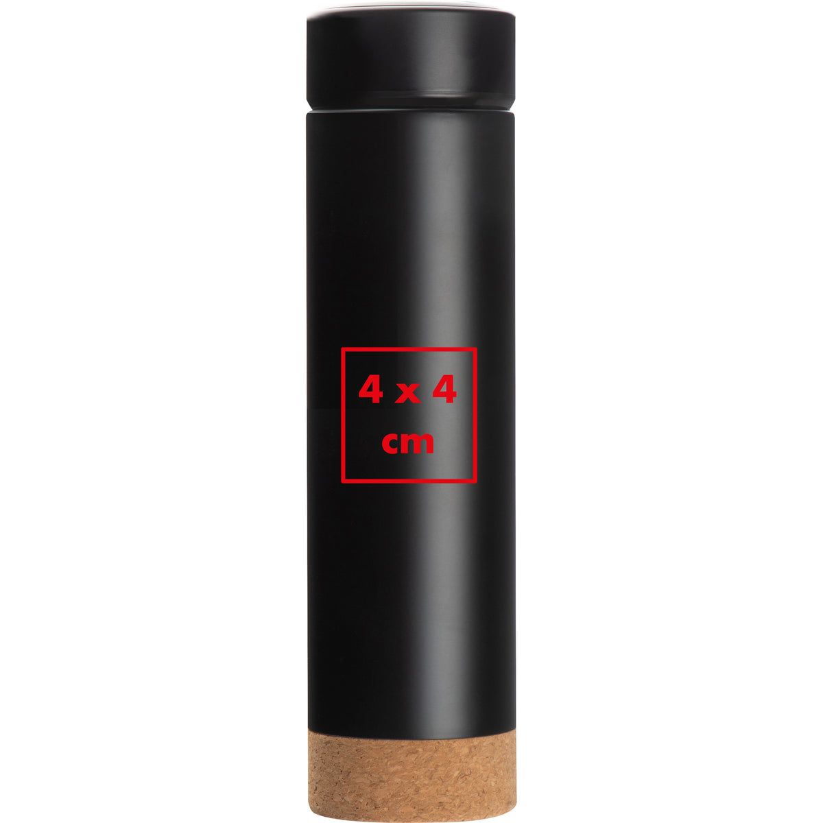 Vakuum Edelstahlflasche mit Teesieb, 450ml GREGORIO