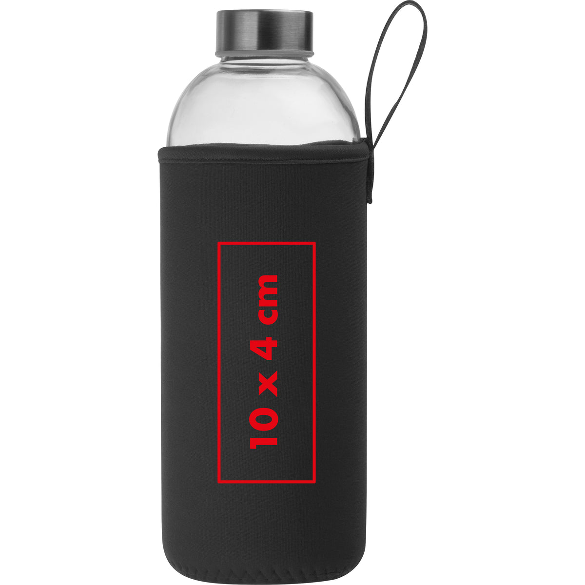 Trinkflasche aus Glas mit Neoprenüberzug, 1.000ml JESSICA