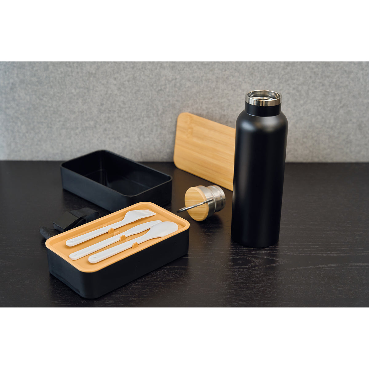 Set aus Lunchbox und Trinkflasche STEPHAN
