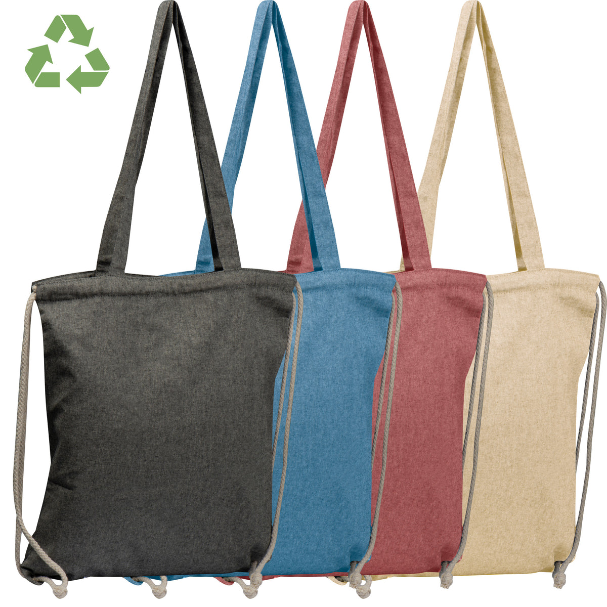 Gymbag aus recycelter Baumwolle VOLKER