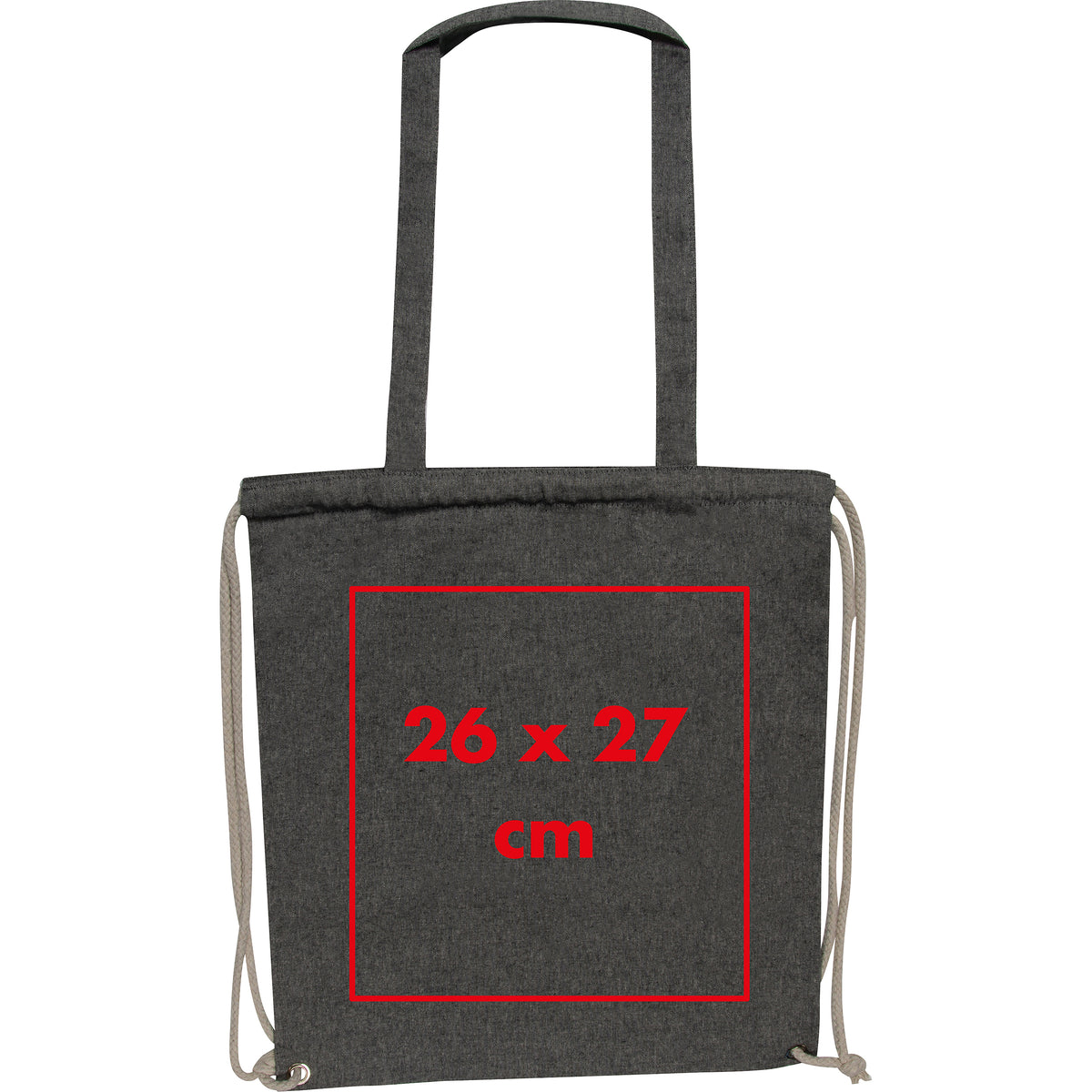 Gymbag aus recycelter Baumwolle VOLKER