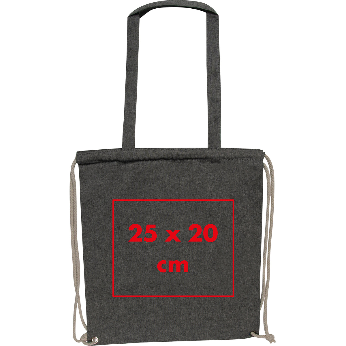 Gymbag aus recycelter Baumwolle VOLKER