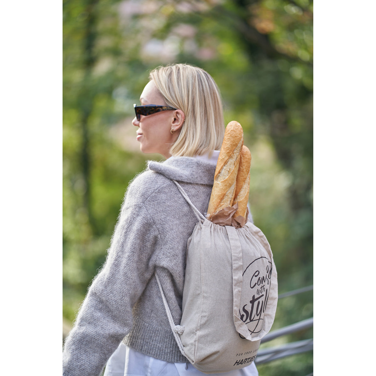 Gymbag aus recycelter Baumwolle VOLKER