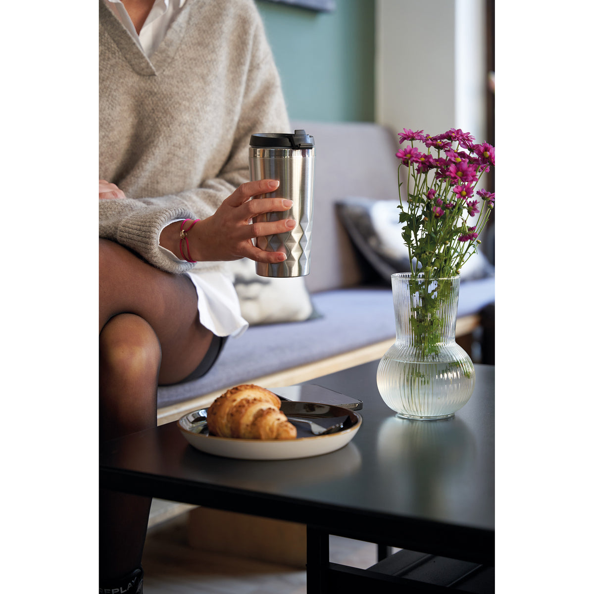 Trinkbecher mit Muster, 400ml ALFRED