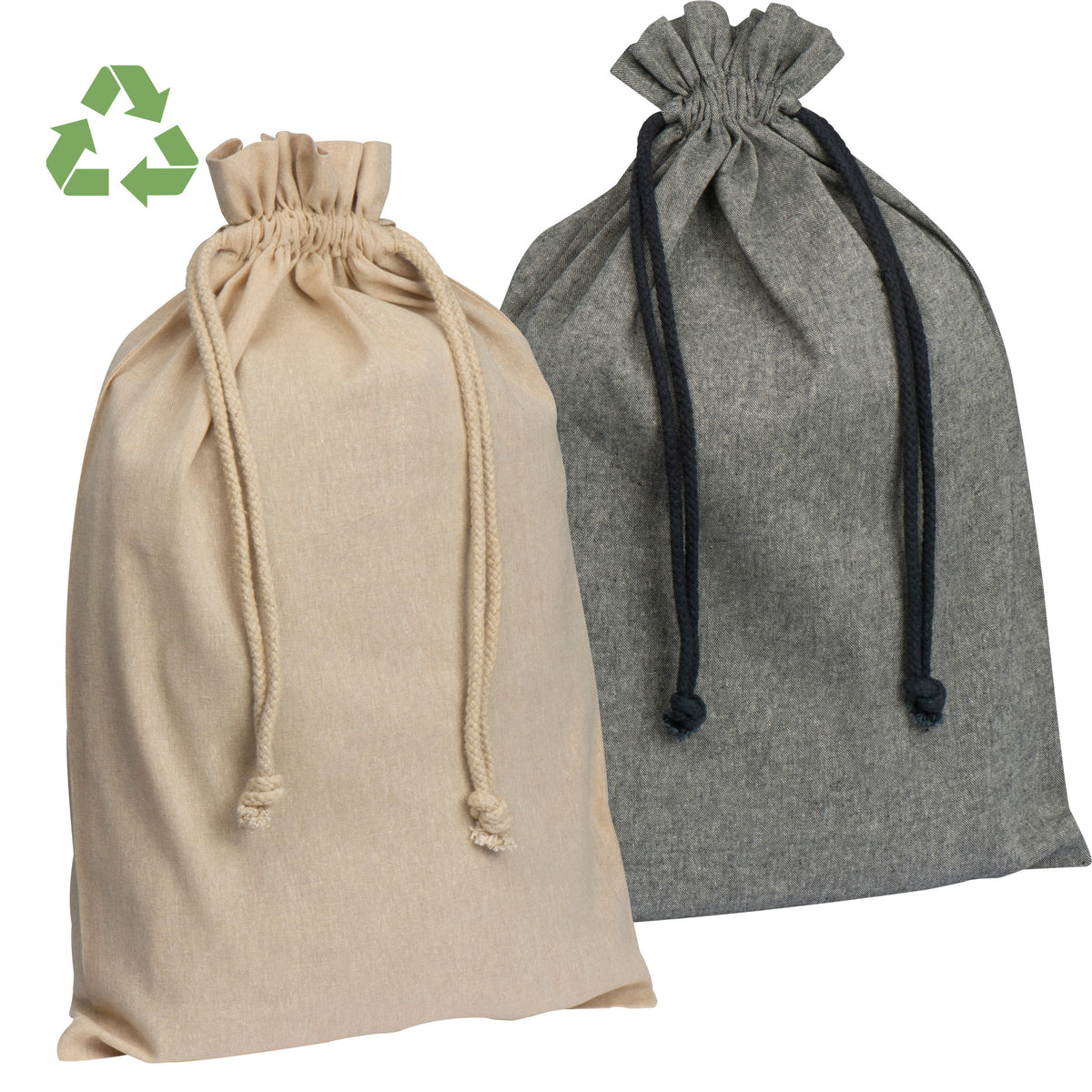 Säckchen aus recycelter Baumwolle PIUS