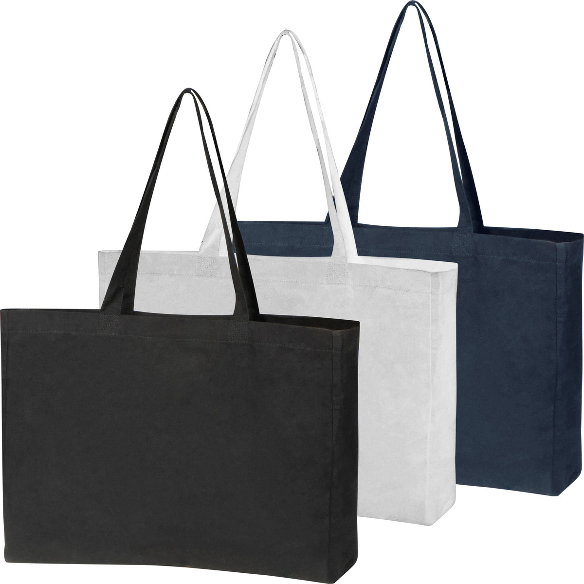 Shopper aus Bio Baumwolle mit Bodenfalte MARCELLO