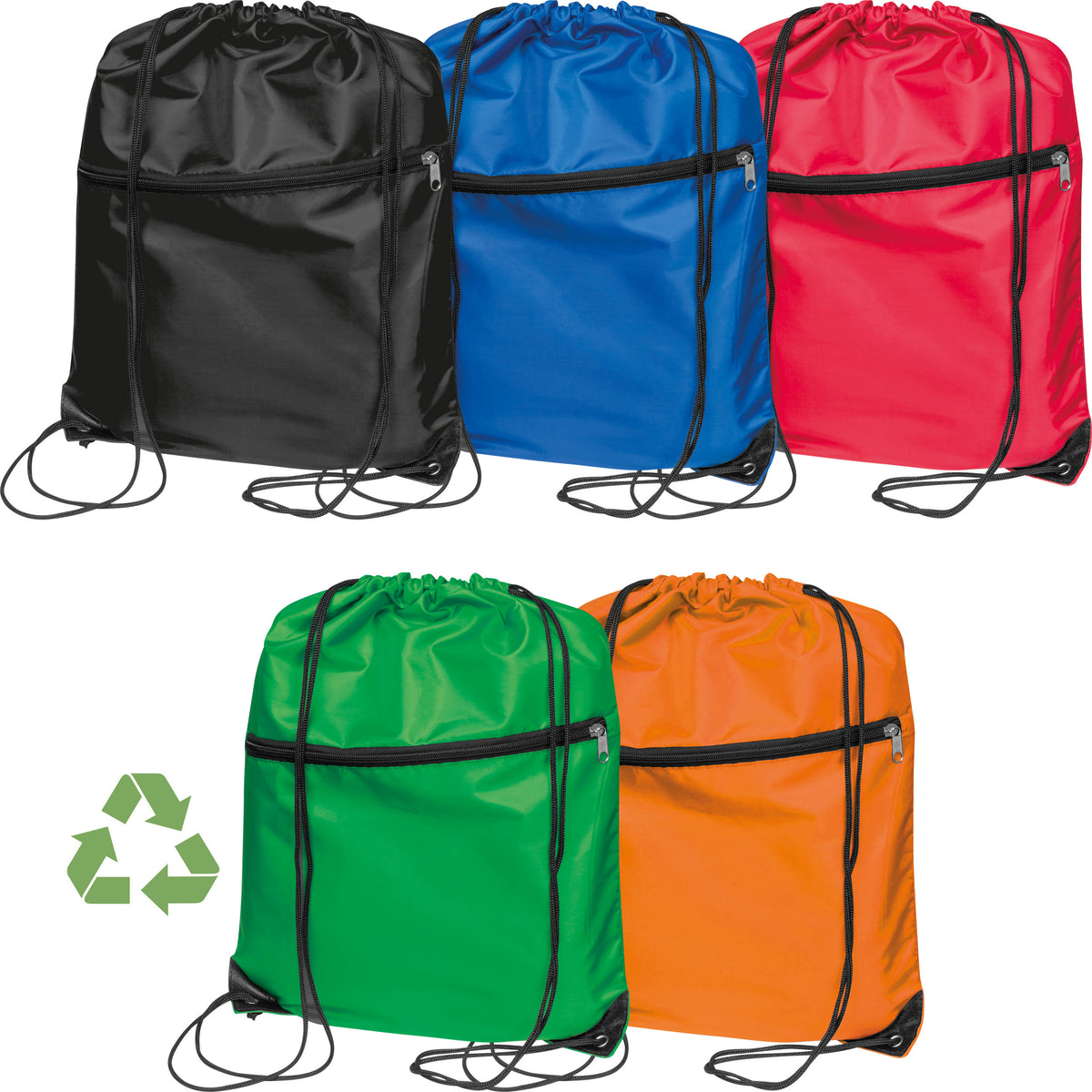 Gymbag aus recyceltem Polyester HILDA