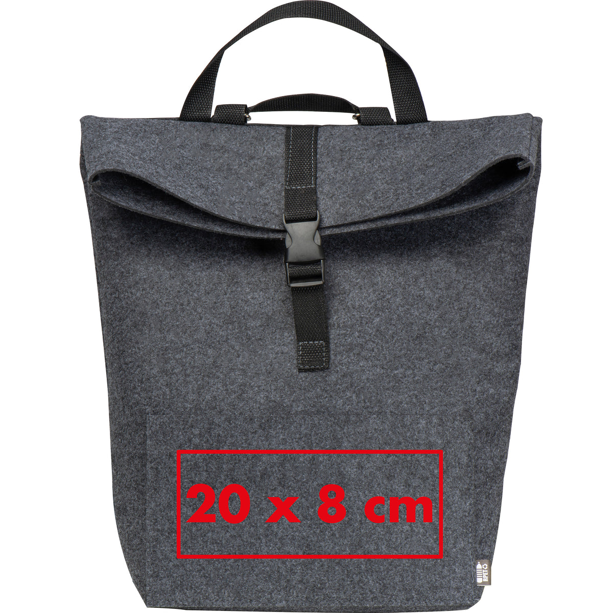 RPET Filzrucksack LAWRENCE