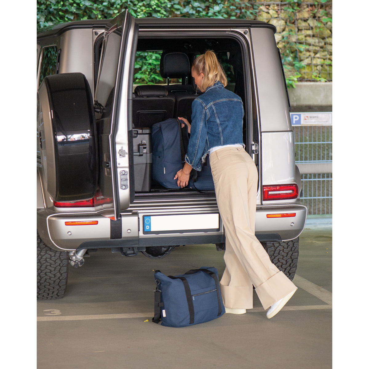Duffel Bag aus Baumwolle WESLEY