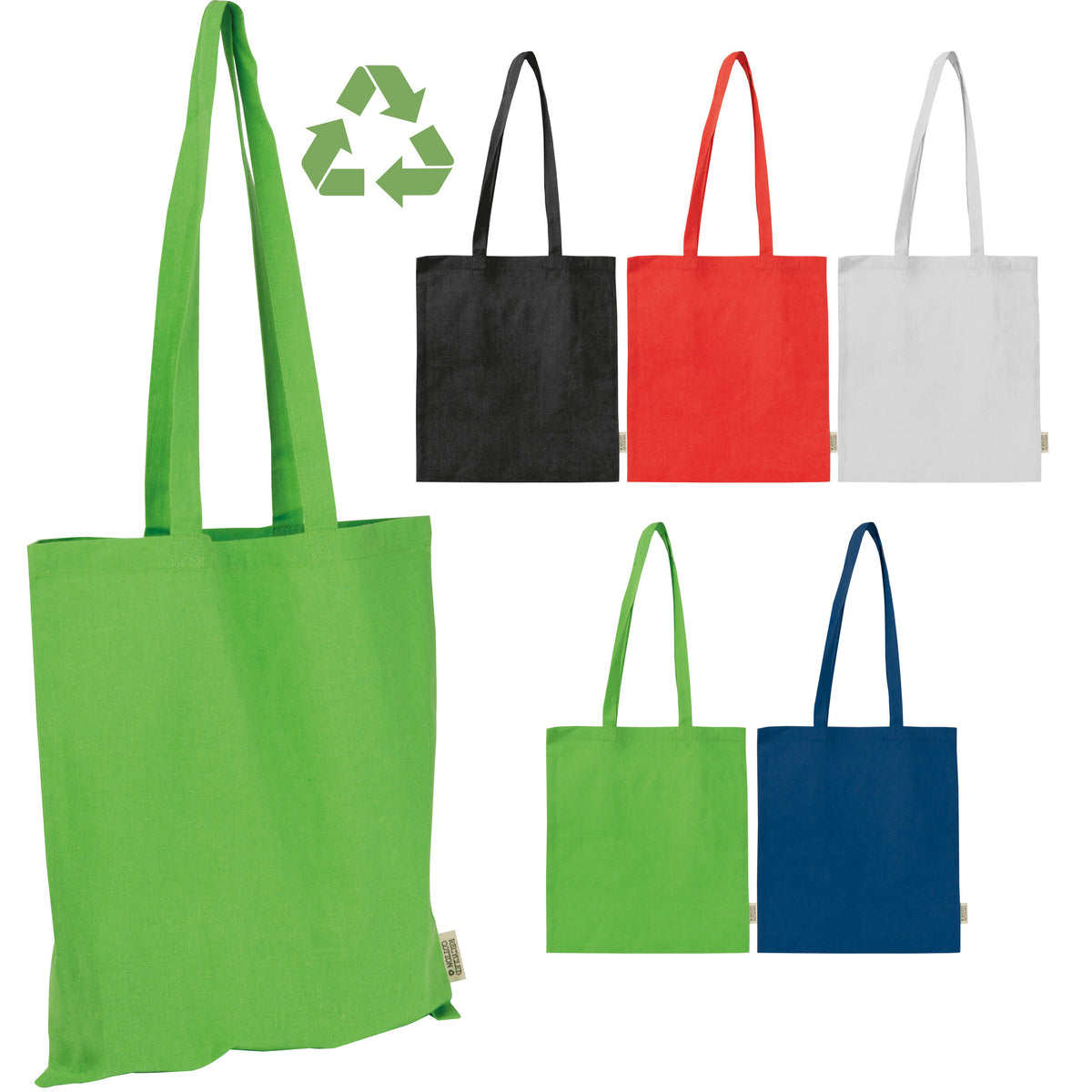 Einkaufstasche aus recycelter Baumwolle und RPET GLEN