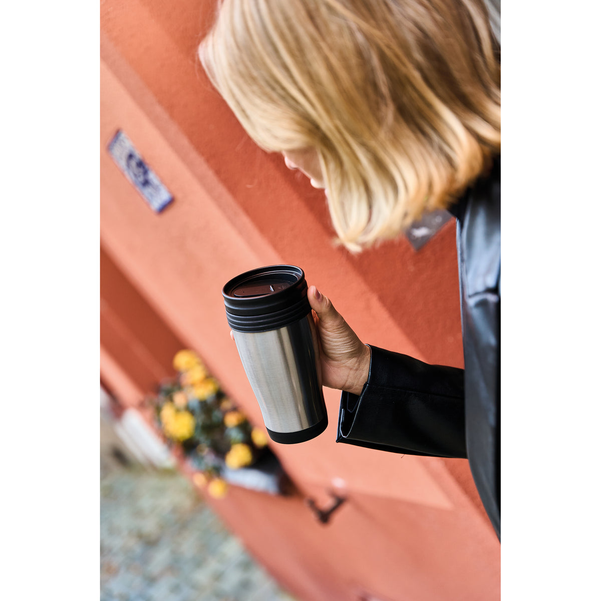 Doppelwandiger Thermobecher, 400ml PIERO