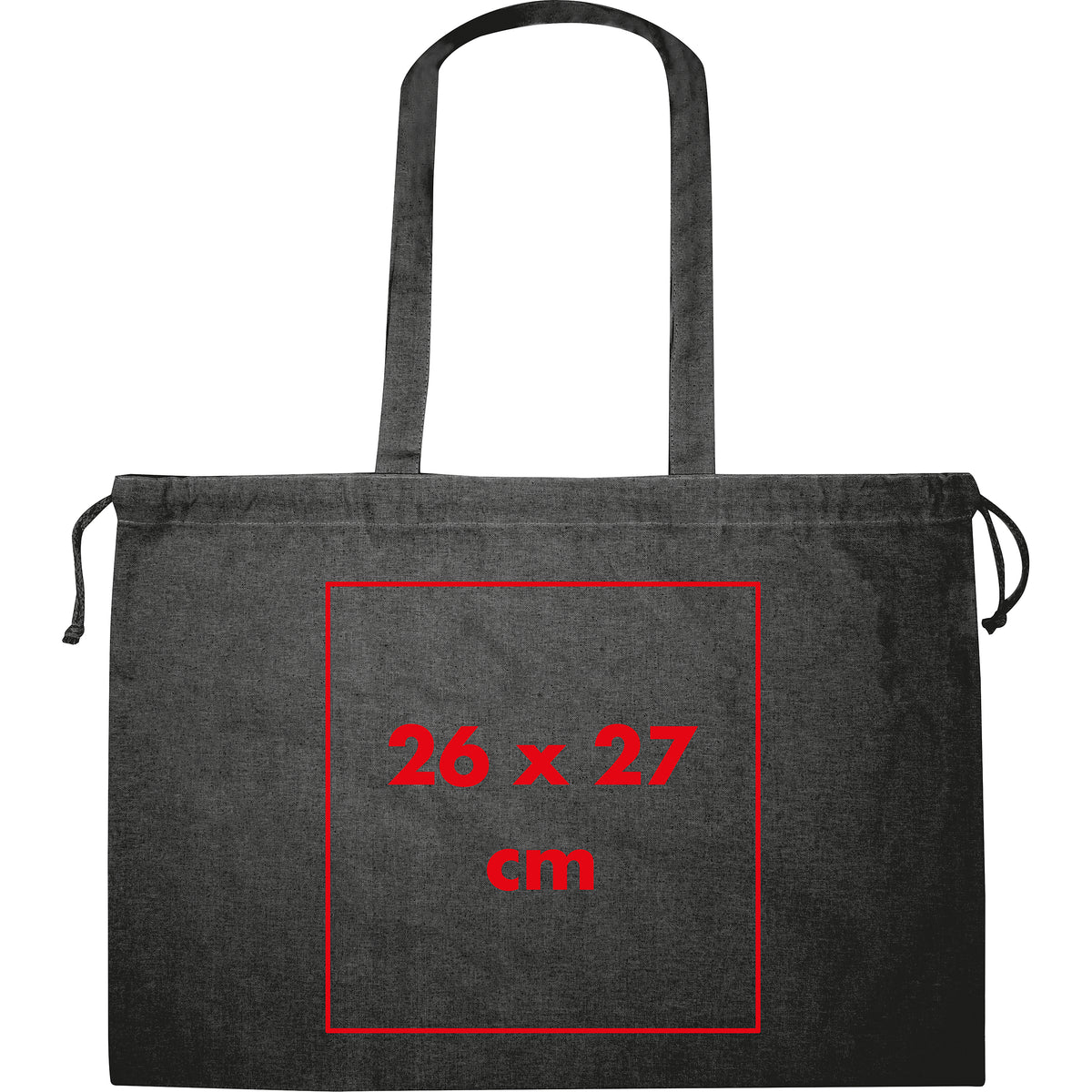 Bio Baumwolltasche mit Verschluss VIOLETA